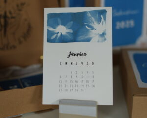 calendrier cyanotype 2025