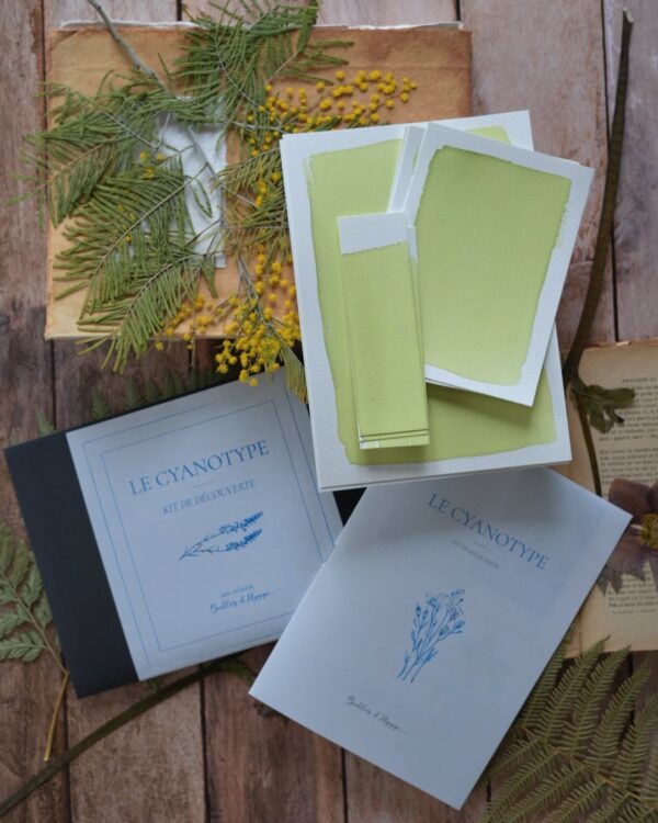 Kit cyanotype papiers prets emploi